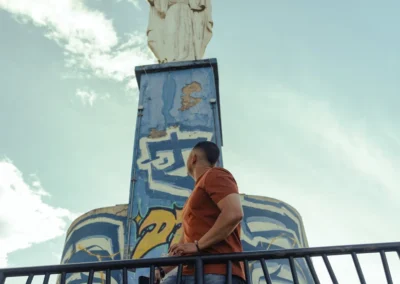 Cristo Redentor en el mirador El Picacho Medellín